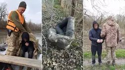 Majdnem belefulladt a Tiszába egy lembergi férfi. Fotó: Ukrán Állami Határőrszolgálat