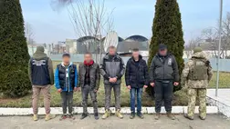 Két kiskorú fiú segített három katonaköteles kárpátaljai férfinak átlépni az ukrán-magyar határt. Fotó: Ukrán Állami Határőrszolgálat