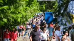 Tusnádfürdő, 2024. július 24. Résztvevők a 33. Bálványosi Nyári Szabadegyetem és Diáktáborban (Tusványos) az erdélyi Tusnádfürdőn 2024. július 24-én. MTI/Veres Nándor