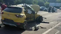 Végzetes karambol Ungvár mellett – egy fiatal sofőrt őrizetbe vettek. Fotó: Ukrán Nemzeti Rendőrség