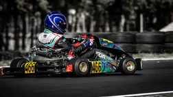 Vida Beni ismét gokartban! Fotó: Hajóka SportFotó