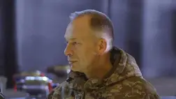 Olekszandr Szirszkij vezérezredes, az ukrán fegyveres erők főparancsnoka (Fotó: MTI/EPA)