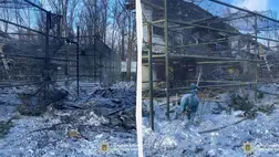 Eltaláltak egy harvkivi állatkertet, többen megsérültek. Fotó: t.me/police_kh_region