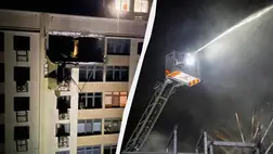 Dróntámadás érte Odesszát, lakóházakat találtak el. Fotó: ГСЧС, Олег Кипер