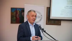 Sajtótájékoztató a beregszászi Rákóczi Egyetemen - Digitális megújulás. Fotó: kme.org.ua