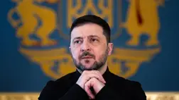 Volodimir Zelenszkij ukrán elnök. Fotó: Getty Images