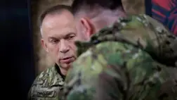 Olekszandr Szirszkij, az Ukrán Fegyveres Erők főparancsnoka beszámol a fronthelyzetről. Fotó: Олександр Сирський/Telegram