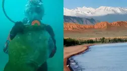 Megtalálták „Atlantiszt” a Selyemút mentén: egy teljes, víz alá süllyedt városra bukkantak Kirgizisztánban. Fotó: facebook.com/AllThatsInteresting