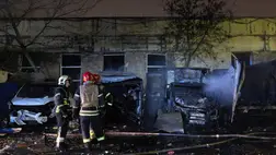 Orosz dróntámdás Kijevben 2025. november 8-án. Fotó: Thomas Peter / Reuters