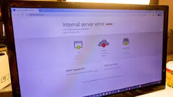 Internetes leállás. Illusztráció. Fotó: Smith Collection/Gado / Getty Images Hungary