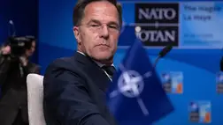 Mark Rutte, a NATO főtitkára 2025. június 23-án. Fotó: Omar Havana / Getty Images Hungary