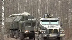 Egy videóból készült képernyőfelvétel az Oresnyik rakétarendszer telepítését mutatja 2025. december 30-án Fehéroroszországban. Fotó: Russian Defense Ministry/Anadolu / Getty Images Hungary