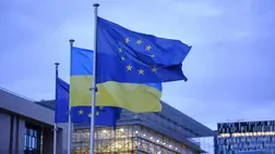 Európai Unió-Ukrajna. Illusztráció. Fotó: Thierry Monasse / Getty Images