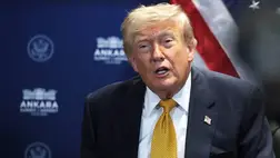  Donald Trump a 2026-os NATO-csúcstalálkozó idején, 2026. július 8-án. Fotó: Win McNamee / Getty Images