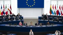 Strasbourg, 2024. november 27. Ursula von der Leyen, az Európai Bizottság elnöke az Európai Parlament plenáris ülésén Strasbourgban 2024. november 27-én. MTI/Bodnár Boglárka