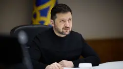 Volodimir Zelenszkij ukrán elnök. Fotó: Getty Images