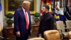 Volodimir Zelenszkij ukrán és Donald Trump amerikai elnök.Fotó: (president.gov.ua)