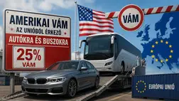Donald Trump vámbombát dobott az EU-ra – 25 százalékot vet ki az unióból érkező autókra és buszokra