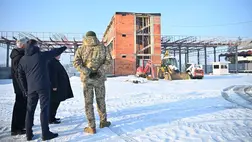 40 százalékos készültségnél tart a Luzsanka-Beregsurány határátkelő rekonstrukciója. Fotó: facebook.com/MyroslavBiletskyi.official