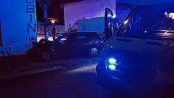 Közlekedési baleset történt Muzsalyban, a Beregszászi járásban. Fotó: Beregszászi Mentőállomás