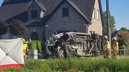 A baleset helyszínén készült fotó (Forrás: facebook.com/lesoirbe)