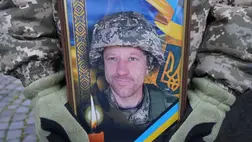 Ungváron végső búcsút vettek az elesett védőtől, Volodimir Birától. Fotó: Ungvári Városi Tanács