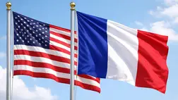 Amerikai-francia kapcsolatok. Illusztráció.