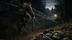 Szolgálat közben szökött át a határon egy ukrán határőrtiszt Kárpátalján. Illusztráció. Fotó: ChatGPT