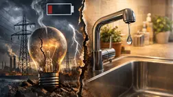 Kiterjedt áramszünet és vízhiány sújtja Kijevet. Illusztráció. Fotó: ChatGPT