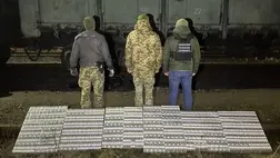 Illegális cigarettaszállítmány bukott le Kárpátalján. Fotó: DPSZU