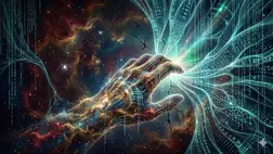 Az ún. szimuláció-elmélet szerint világunk nem valós, csupán számítógépes szimuláció. Fotó: Google Gemini AI