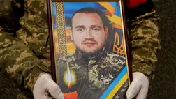 Elesett katona temetésére került sor Ungváron – Mihajlo Sip 33 éves volt. Fotó: Ungvári Városi Tanács