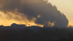 Megemelkedett a levegő szén-monoxid-szintje Lembergben az orosz támadás után. Fotó: https://t.me/kozytskyy_maksym_official