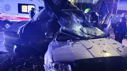 Tragikus baleset Ungváron: fának csapódott egy személygépkocsi, egy 20 éves nő életét vesztette. Fotó: DSZNSZ