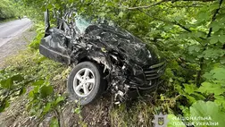 Egy halott és három sérült a Munkácsi járásban történt súlyos balesetben. Fotó: Ukrán Nemzeti Rendőrség