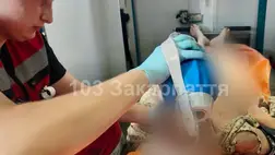 Halálos lakástűz Munkácson: egy férfi meghalt, egy nőt súlyos állapotban vittek kórházba. Fotó: facebook.com/103zakarpat
