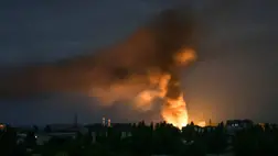 Herszont ért orosz dróntámadás 2024. július 26-án (Fotó: Reuters)