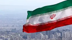 Irán, zászló. Illusztráció