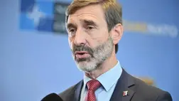 Juraj Blanár szlovák külügyminiszter. Fotó: DURSUN AYDEMIR / ANADOLU / ANADOLU VIA AFP