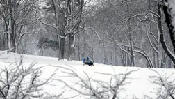 Hideg, télies idő. Illusztráció. Fotó: MTI/EPA/Toms Kalnins