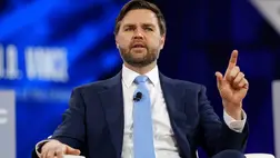 J. D. Vance amerikai alelnök (Fotó: MTI/EPA pool/Will Oliver)
