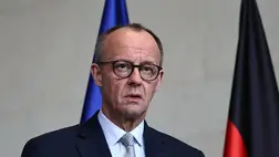  Friedrich Merz német kancellár (Fotó: MTI/EPA/Filip Singer)