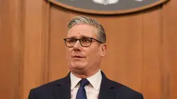 Keir Starmer brit miniszterelnök (Fotó: MTI/EPA/Bloomberg pool/Betty Laura Zapata)