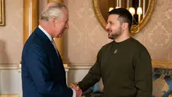  Zelenszkij Londonban találkozott III. Károly királlyal
