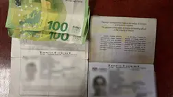 Kenőpénzt kínált a határőröknek Csapon egy nő. Fotó: Ukrán Állami Határőrszolgálat