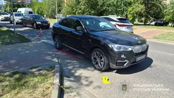 Gyermeket gázolt el egy BMW Ungváron, a rendőrség vizsgálja a baleset körülményeit. Fotó: Ukrán Nemzeti Rendőrség