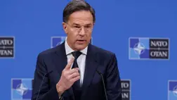 Mark Rutte NATO-főtitkár (Fotó: MTI/EPA/Olivier Matthys)
