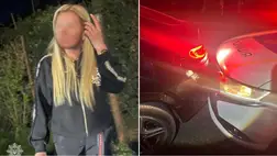 Női sofőr ittasan balesetet okozott Ungváron, majd megpróbált elmenekülni. Fotó: Kárpátaljai Járőrszolgálat