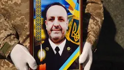 Ungvár elbúcsúzott Olekszandr Pavlij alezredestől. Fotó: Ungvári Városi Tanács