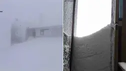 A Pop Ivan-hegyen 80 cm-es hótorlaszok vannak – a hegyi mentők óvatosságra intenek. Fotó: DSZNSZ